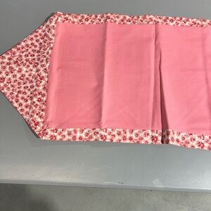 Pink Floral Table Runner